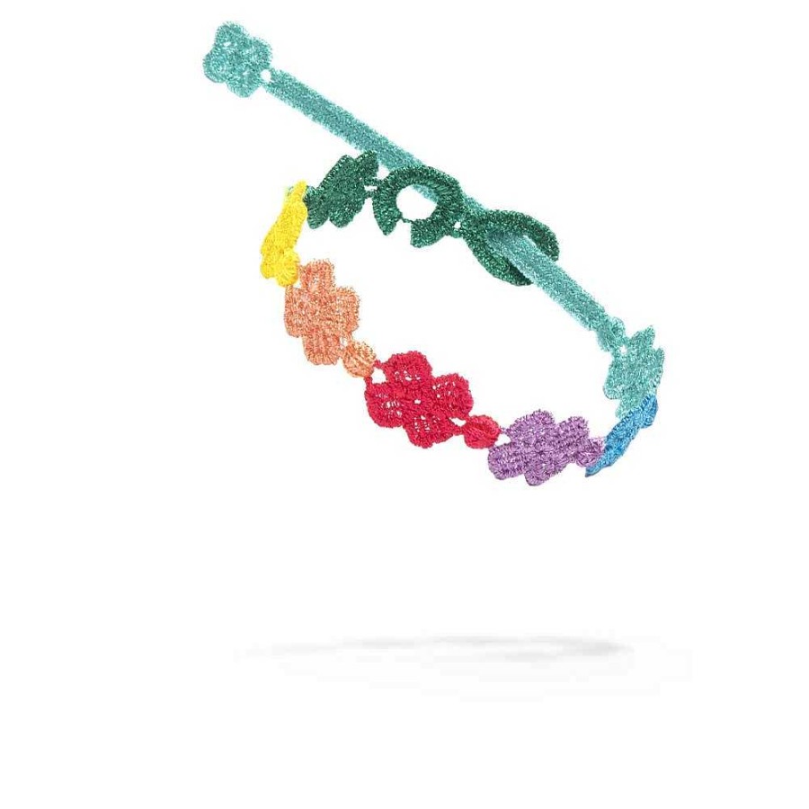 Bracelets Cruciani C | Braccialetto Quadrifoglio Arcobaleno