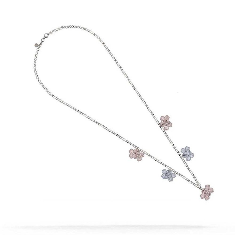 Bracelets Cruciani C | Collana Flower Garden 60Cm